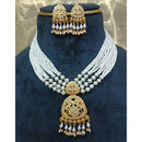Everlasting Jadau Royal Austrian Stone And Pearl Necklace Set