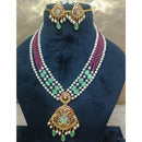 Everlasting Jadau Royal Meenakari And Pearl Jadau Necklace Set