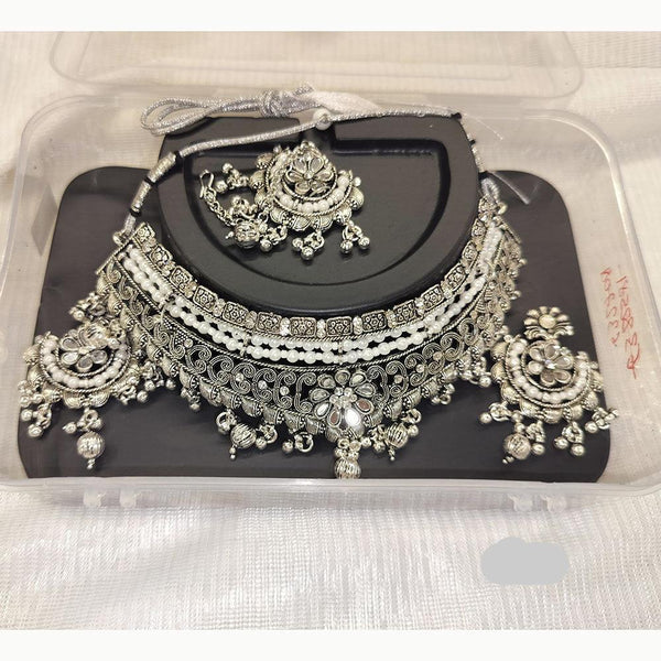 Abhinandan Oxidised Plated Necklace Set