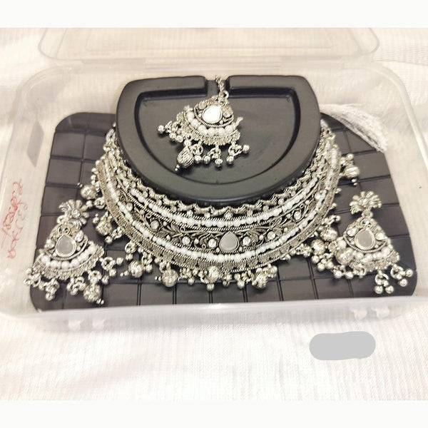 Abhinandan Oxidised Plated Necklace Set