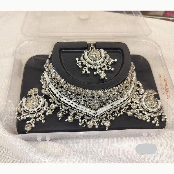 Abhinandan Oxidised Plated Necklace Set