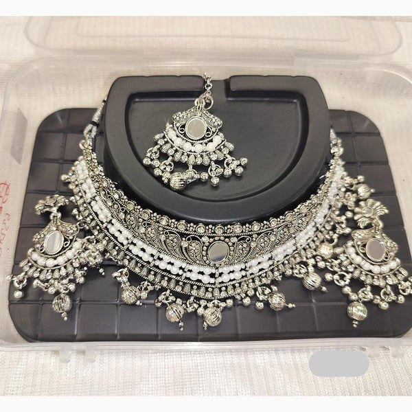 Abhinandan Oxidised Plated Necklace Set