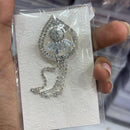 Abhinandan Glam Austrian Stone Wedding Wear Brooch