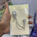 Abhinandan Glam Austrian Stone Wedding Wear Brooch