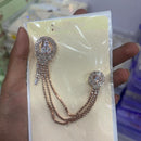 Abhinandan Glam Austrian Stone Wedding Wear Brooch