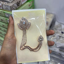 Abhinandan Glam Austrian Stone Wedding Wear Brooch
