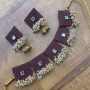 Handmade For Her  Gold Plated Pearl Handmade Necklace Set