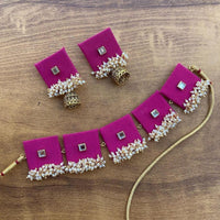 Handmade For Her  Gold Plated Pearl Handmade Necklace Set