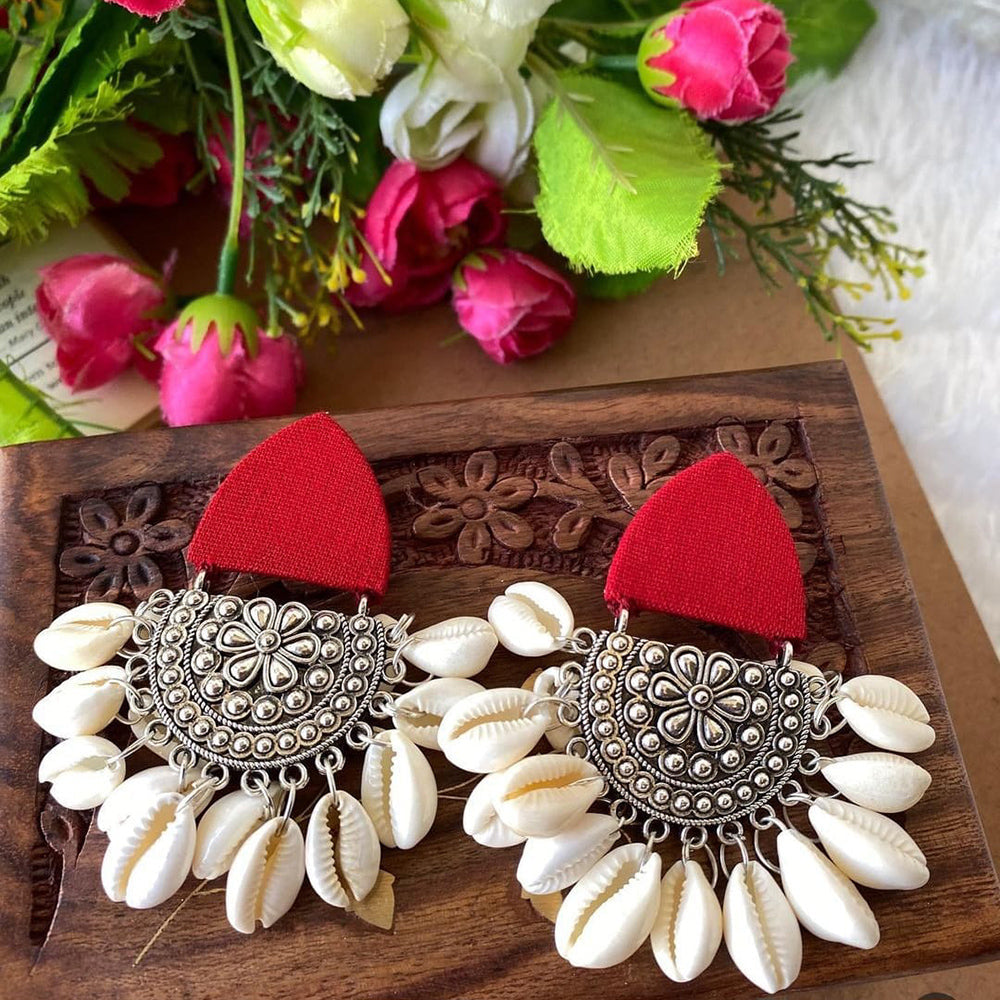 Handmade For Her  Oxidised Long Fancy Earing For Women