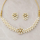 Handmade For Her Handmade Kundan Pearl Choker Neckalce Set For Women And Girls