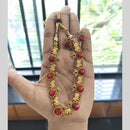 Joyful Jewel Art Timeless Beauty Matte Gold Pota Stone Necklace set