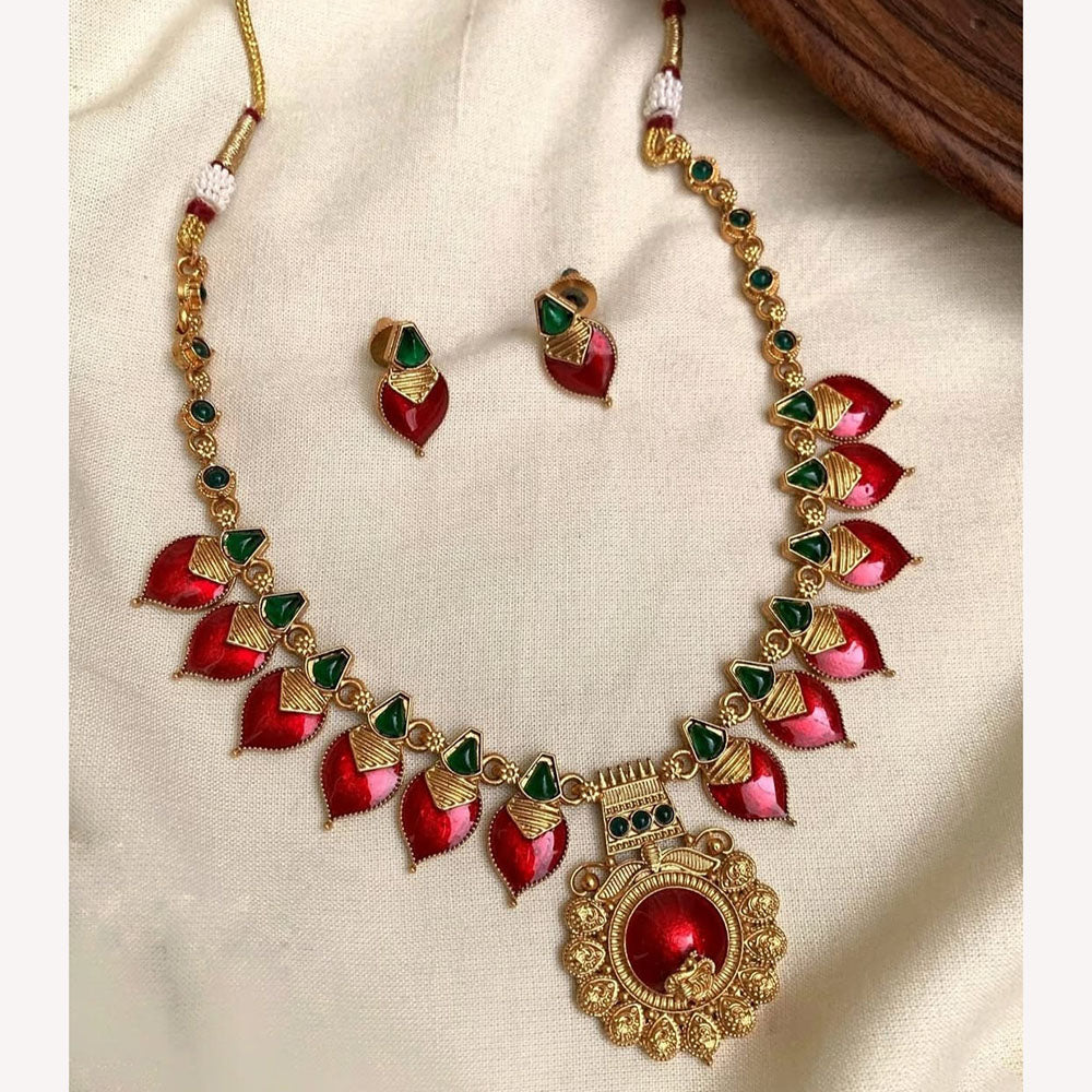Joyful Jewel Art Timeless Beauty Pota Stone Necklace set
