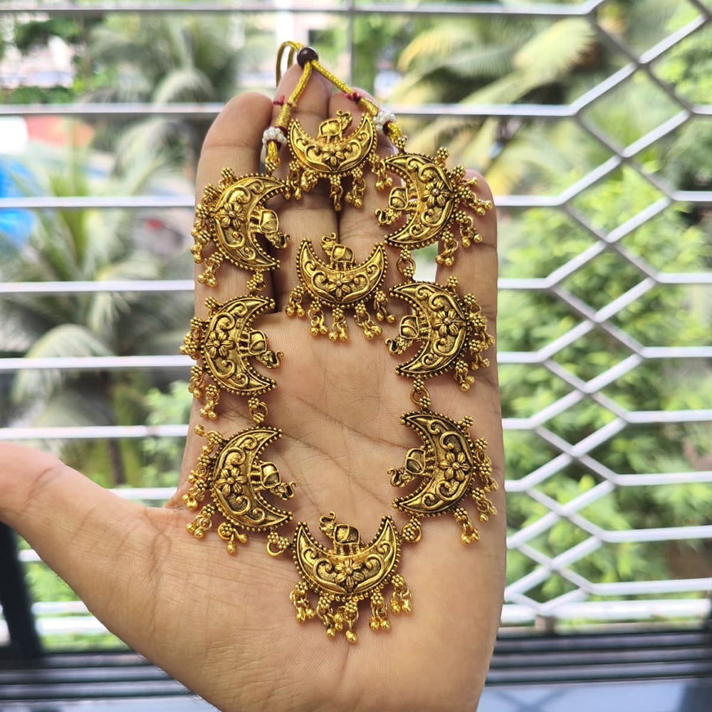 Joyful Jewel Art Luxurious Matte Meenakari Necklace Set
