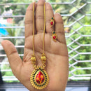Joyful Jewel Art Elegant Matte Pota Stone Necklace Set