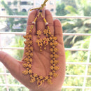 Joyful Jewel Art Regal Matte Pota Stone Necklace Set