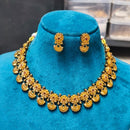 Joyful Jewel Art Traditional Matte Pota Stone Necklace Set