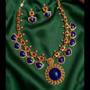 Joyful Jewel Art Traditional Matte Pota Stone Necklace Set