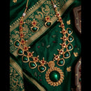 Joyful Jewel Art Traditional Matte Pota Stone Necklace Set