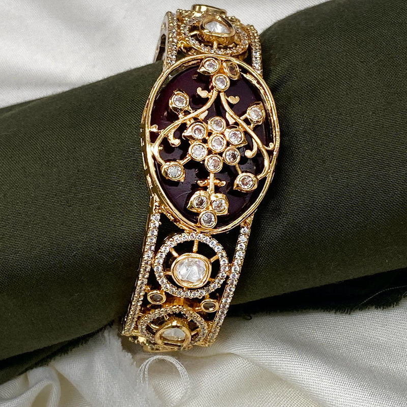 Amoliya Jewels Gold Plated Kada