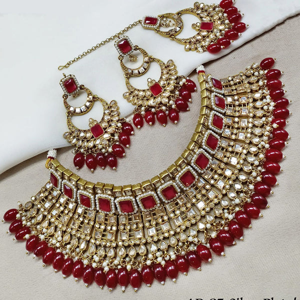 Amoliya Jewels Designer Kundan Choker Necklace