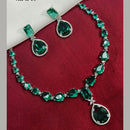 Amoliya Jewels Crystal Stone Necklace Set