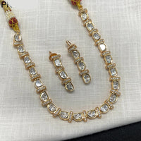 Amoliya Jewels Polki Kundan Necklace Set