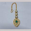 Amoliya Jewels Gold Plated Kundan Stone Maangtikka