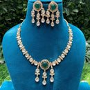 Amoliya Jewels Gold Plated Polki Kundan Timeless Wedding Collection Necklace Set