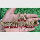 Amoliya Gold Plated Designer Crystal And Beads Choker Necklace Set