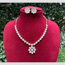 Amoliya Jewels Gold Plated Polki Kundan Necklace Set