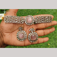 Amoliya Jewels Gold Plated Kundan Choker Necklace Set