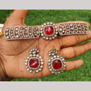 Amoliya Jewels Gold Plated Kundan Choker Necklace Set