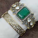Amoliya Jewels Gold Plated Kundan Stone Kada