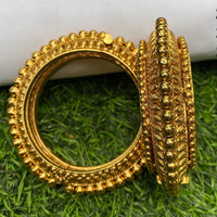 Amoliya Jewels Gold Plated Openable Bangles Set
