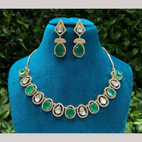 Amoliya Jewels Polki Kundan Necklace Set