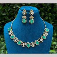 Amoliya Jewels Polki Kundan Necklace Set