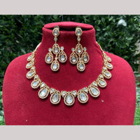 Amoliya Jewels Polki Kundan Necklace Set