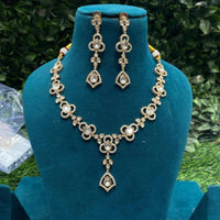 Amoliya Jewels Polki Kundan Necklace Set