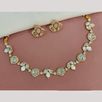 Amoliya Jewels Timeless Treasure Polki Kundan Necklace Set 