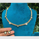 Amoliya Jewels Crystal Stone Necklace Set