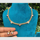 Amoliya Jewels Crystal Stone Necklace Set