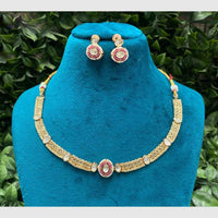Amoliya Jewels Polki Kundan Necklace Set
