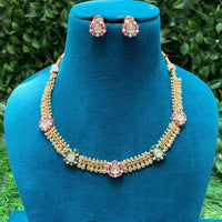 Amoliya Jewels Polki Kundan Necklace Set