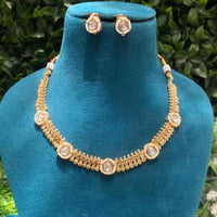 Amoliya Jewels Polki Kundan Necklace Set