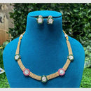 Amoliya Jewels Polki Kundan Necklace Set