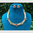 Amoliya Jewels Polki Kundan Choker Necklace Set