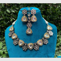 Amoliya Jewels Crystal Necklace Set