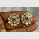 Amoliya Polki Kundan Stud Earrings