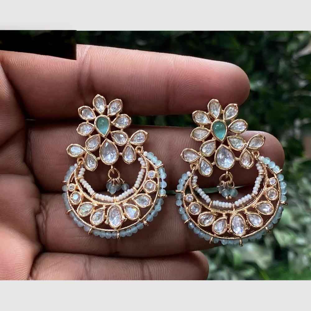 Amoliya Polki Kundan Dangler Earrings