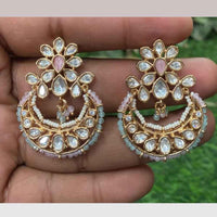 Amoliya Polki Kundan Dangler Earrings